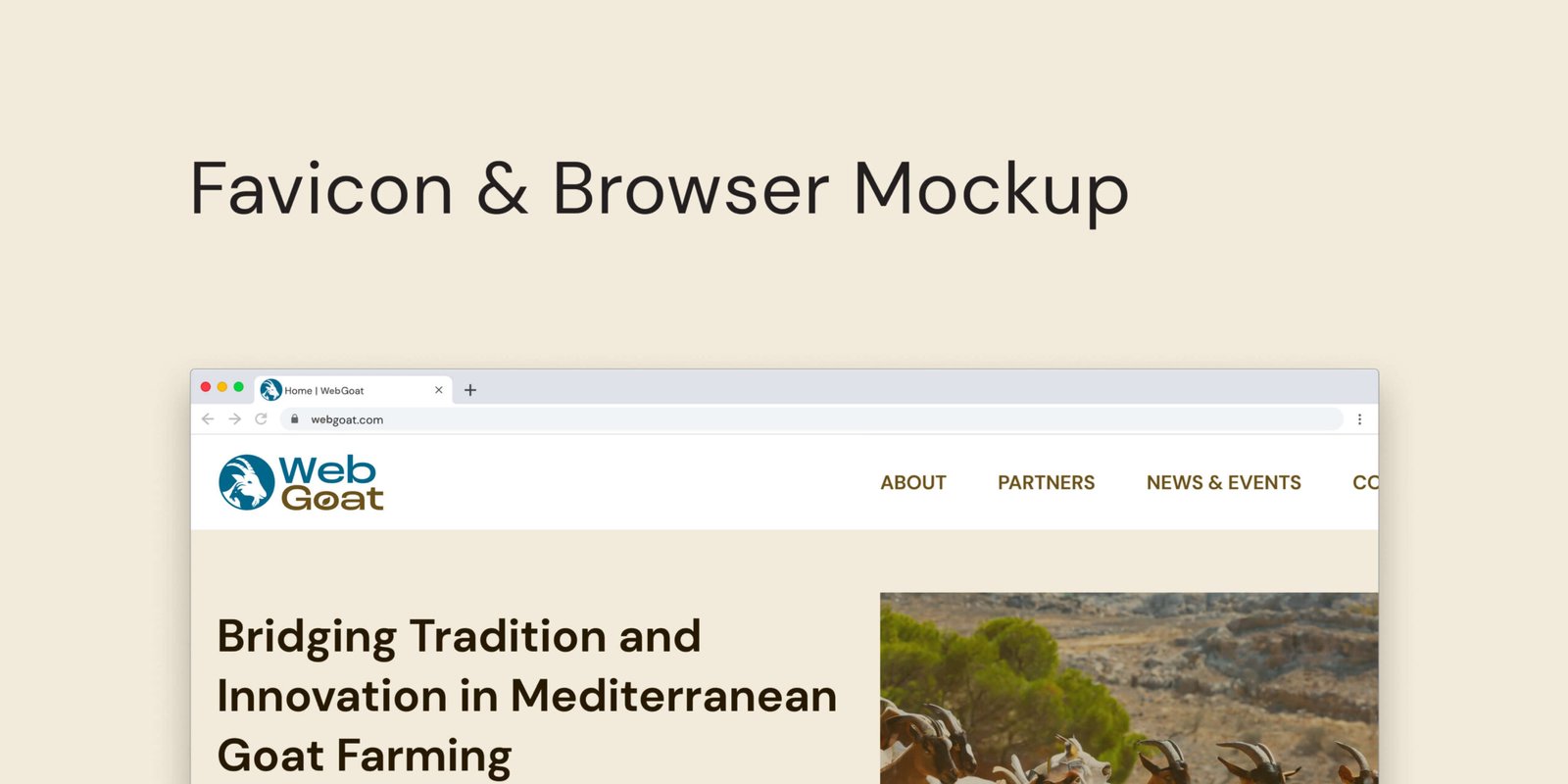 Favicon mockup image
